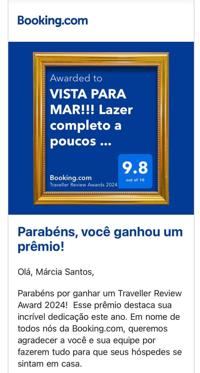 Vista Para Mar!!! Lazer Completo A Poucos Passos Da Praia Guaruja Luaran gambar